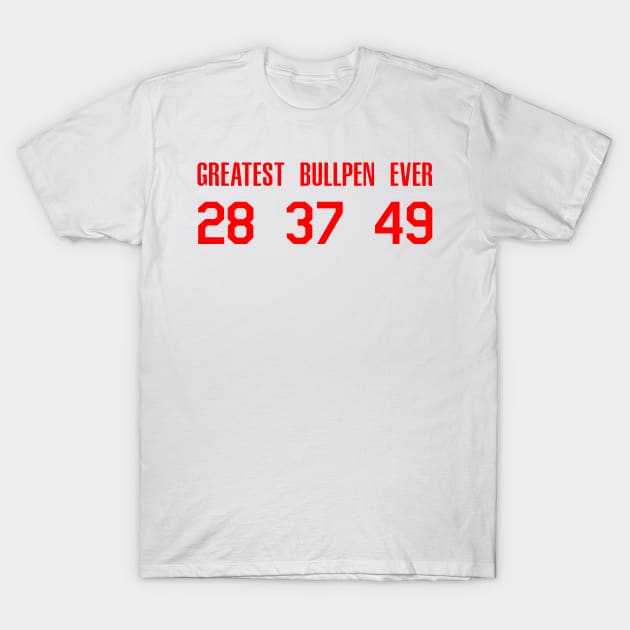 Cincinnati Reds Greatest Bullpen Ever T-Shirt by Retro Sports